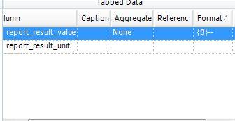 Added '--' text for Values After the Report Value Added '--' text for Values After the Report Value
