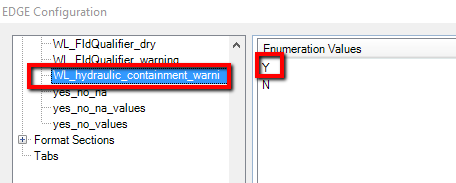Enumeration for Hydraulic Containment Option, Selected in EDGE Plugins Enumeration for Hydraulic Containment Option, Selected in EDGE Plugins
