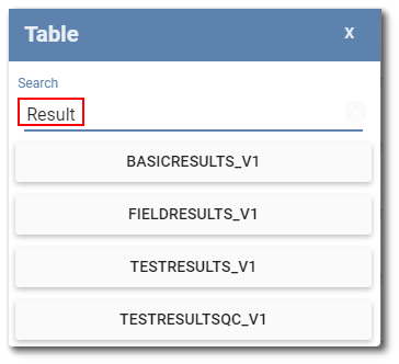 Filtered field Filtered field