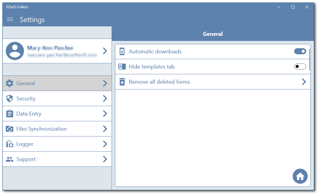 Settings - General Settings - General