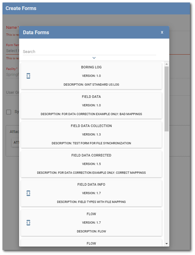 Select Form Templates Select Form Templates