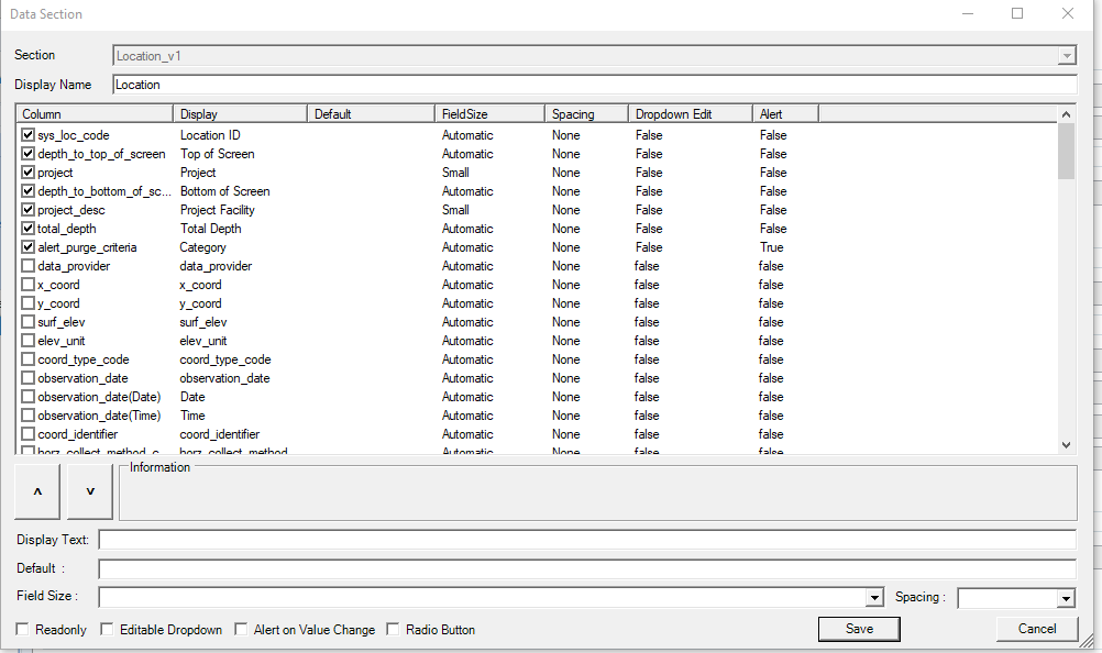 Data Section Data Section