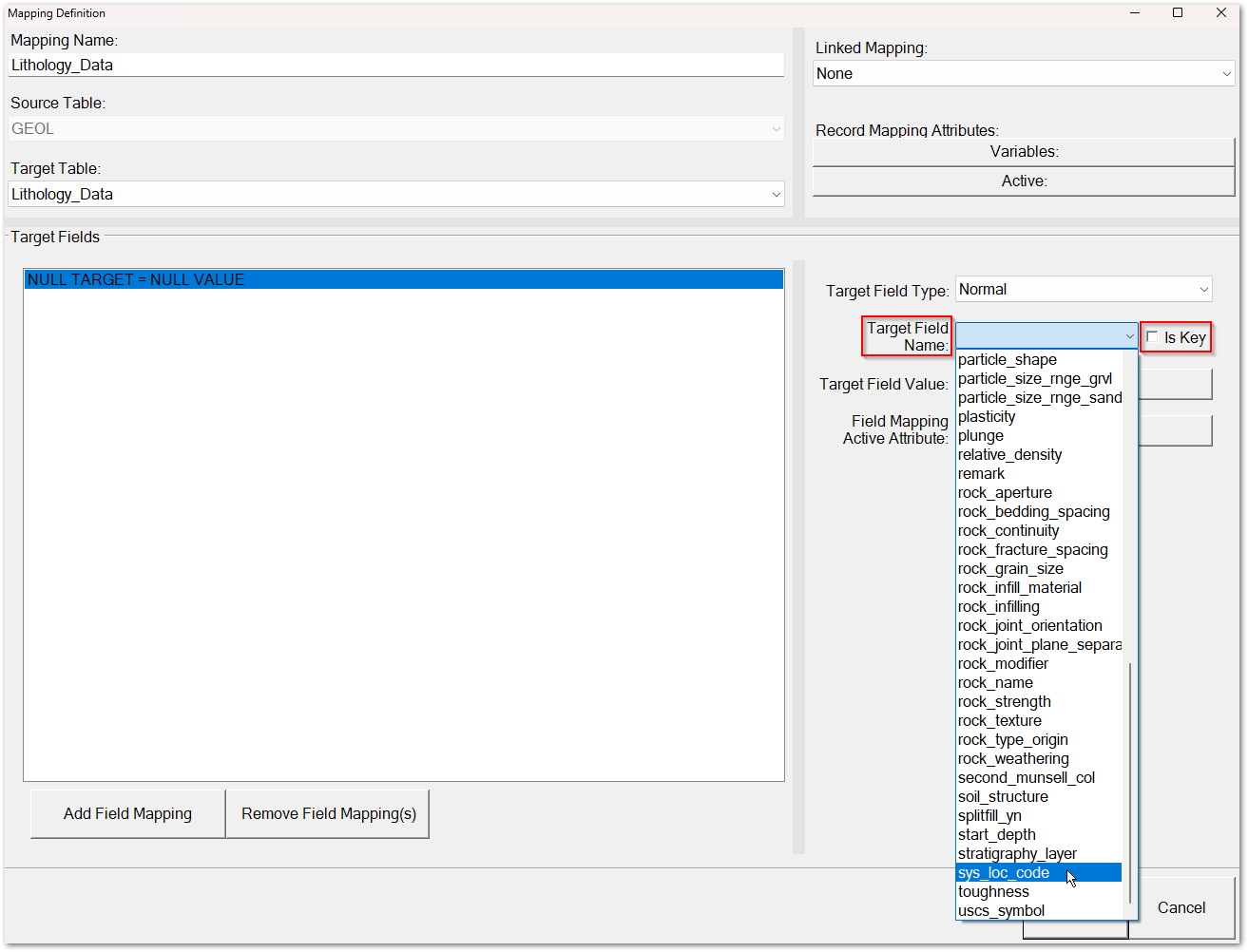 EDP_Link-MapDef-FieldName