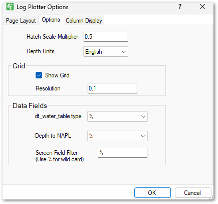 EI_Boring-Log-Options-Tab