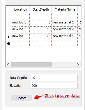 Entering Lithology Data Entering Lithology Data