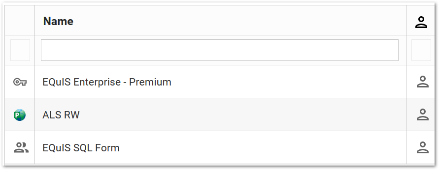 Assigned EQuIS Enterprise Roles for Non-Admin EQuIS SQL Form User